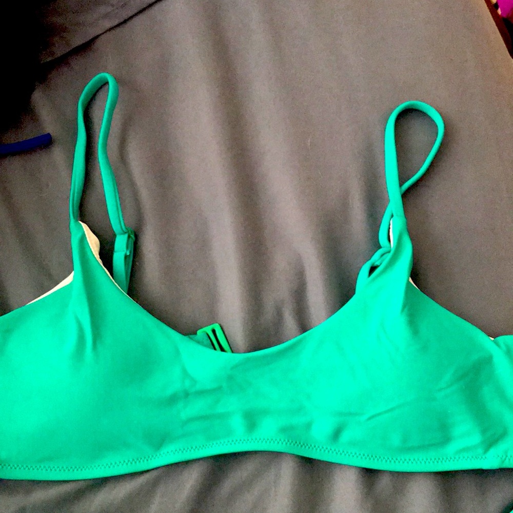 Medium teal bikini top and bottom